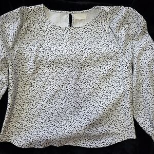 MELLODAY Monochrome Patterned Blouse